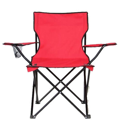 Strand-Fischen-Picknick im Freien trägt tragbaren faltenden Lager-Stuhl mit Becherhalter zur Schau
