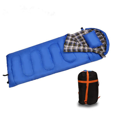 Polyester-weiche hohle Baumwolle des Fleck-beständiger Umschlag-kampierende Schlafsack-170T im Freien