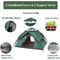 Sofortige Pop-Up-Zelte für Camping, automatisches Campingzelt für 3–4 Personen, Einrichtung der 60er Jahre