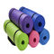 10mm NBR Yoga Pilates Mat Non Slip Home Gym mit tragendem Bügel