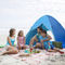 Das leichte Strand-Lichtschutz-Zelt UPF 50+ automatisch knallen oben für 2-3 Personen