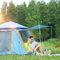 Wasserdichter 2-3 Personen-Familien-Knall herauf Zelte, kampierendes Zelt des Knall-10S oben mit Sonnenblende