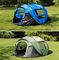 3-4 Personen-Campingzelt im Freien, Hauben-sofortiges Zelt für das kampierende wandernde Wandern